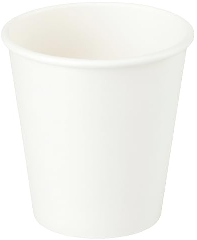 TG-GENT Pappbecher Weiß 200 ml, 1000 Stück – Einwegbecher für Kaffee, Tee & Kaltgetränke – Stabile Trinkbecher für Büro, Gastronomie, Catering & Veranstaltungen