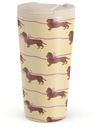BURGA 500 ml Reisebecher mit Deckel – Isolierter Kaffeebecher aus Edelstahl, hält Getränke 6 Std. heiß und 24 Std. kalt, auslaufsicherer Klappdeckel, passt in Becherhalter