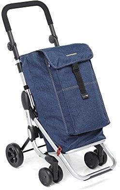 Foppapedretti „Go Up“-Einkaufsroller Blu (Blue Jeans)