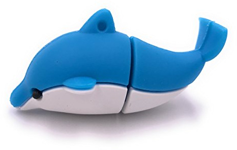 H-Customs Wal Delfin Fisch einzigartiger USB Stick 8GB 16GB 32GB USB 3.0/8 GB