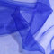 TOLKO 1m Organza Stoffe zum Nähen Meterware | Hauch Zart, Fein, Durchsichtig | zum Dekorieren Basteln 145cm breit | leichter Glanz Stoff für Gardine Vorhänge Tischdecken Deko Schals (Indigo Blau)