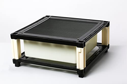 M&S Reptilien Budget Rack small (1 Etage komplett) 40 x 40 x 16 cm/Wanne 31 x 31 x12 cm