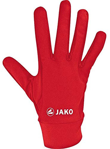 JAKO Feldspielerhandschuhe Funktion, Größe:7, Farbe:rot