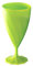 ADISERVE Lot de 6 Verres à vin sur Pied Plastique réutilisables Vert anis
