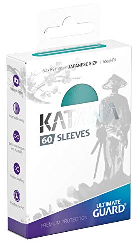 Ultimate Guard Katana Sleeves Japanische Größe Türkis (60)