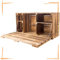 Große geflammte Wand Hängebar mit Integrierter Arbeitsplatte Holztruhe Holzkiste Obstkiste Barregal 81x41x31cm
