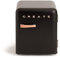 CREATE / RETRO FRIDGE 50 SILVER/Réfrigérateur noir poignée or rose / 85W, minibar, une étagère, design rétro, 50 cm, deux étagères, capacité de 48L, basse consommation, 50x44x49,8 cm