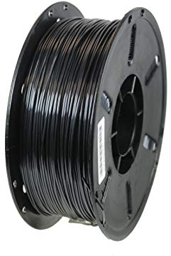 3D-Drucker-Filament aus SILK-PLA-Kunststoff, 1,75 mm, 1-kg-Spule, Black Pearl, schwarz