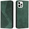 NEXCURIO Phone Wallet Case Compatible with Apple iPhone 12 / iPhone 12 Pro Wallet Case with Card Holder Kickstand Men Women Leather Flip Case Cover Shockproof - Green