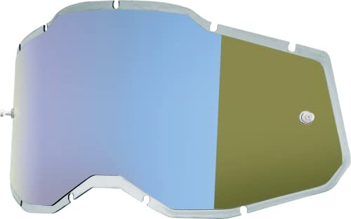 100% MÁSCARAS RC2/AC2/ST2 PLUS Ersatz – eingespritzte spiegelblaue Linse
