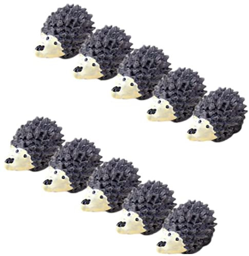 10 Stücke Niedliche Mini-Tiere Igel-Landschaft Gartendekoration Ornamente Für Zuhause, 2cm