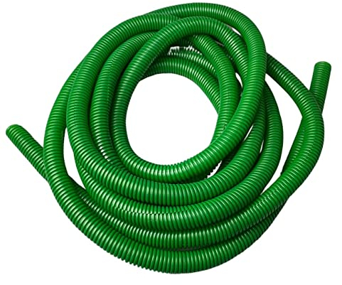 Tubo flessibile ondulato in PE verde, 15 mm – 5 m