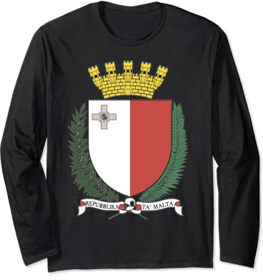 Emblema Nazionale Sigillo Simbolo Stemma di Malta Maglia a Manica
