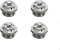 4 Pcs 1/2 Male Radiator Air Valve, Manual Radiator Air Vent Bleed Plug Valve Kit, Heating System Accessories