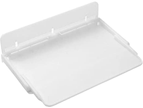 Alipis Étagère De Chevet De Chevet Pliant pour Lit Superposé Supérieur Plateau De Table De Chevet en Plastique Plateau De Chevet Adhésif Organisateur De Côté De Lit pour Chambre Blanc 30x21x7cm