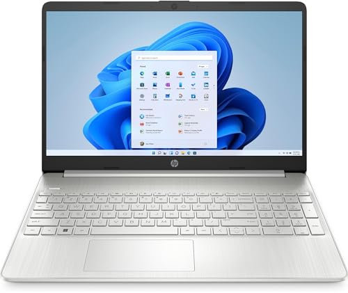 HP Laptop 15s-fq3002sl, Intel Celeron N4500, RAM 8 GB, SSD 128 GB, Grafica Intel UHD, Schermo 15.6” FHD SVA, Ultraslim, Webcam, Lettore Micro SD/SD, USB-C, Windows 11S, Argento