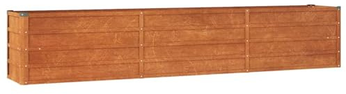 vidaXL Garden Raised Bed Rusty 240x40x45 cm Corten Steel