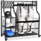 TEKXDD Golf Storage Rack Golf Bag Stand Storage Rack,Golf Club Organisers Extra Large,Golf Bag Organiser with Wheels