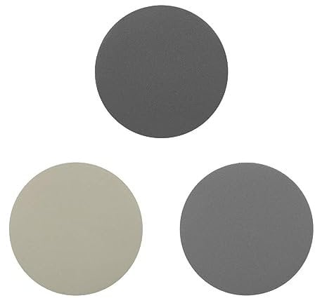 MACHSWON 3 Inch Sander Wet Dry Polishing sheet Silicon Carbide Sandpaper Hook and Loop Sanding Disc 1200/2000/3000 Grit 15Pcs
