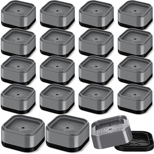Ecally Möbelerhöhungen, verstellbare Betterhöhungen, Schreibtischbeinerhöhungen, 3,5 cm, stapelbar, strapazierfähig, Bettheber, quadratische Bettheberblöcke für Matratze, Tischbein, Schreibtisch,
