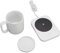 KOSDFOGE Calentador Tazas Café para Escritorio, Control 3 Engranajes Posavasos Calefactor Alimentado por USB Calentador Aislante Taza Leche, para Calentar Café, Bebidas, Leche(Blanco)