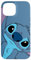 Hülle für iPhone 15 Disney Lilo and Stitch Niedliches Stichgesicht, Schiefergrau