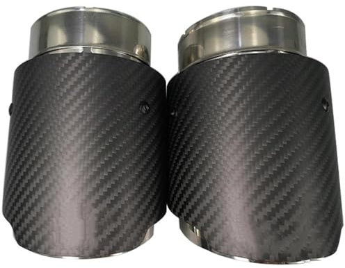 Auspuffblenden Für Jeep Für Grand Cherokee Carbon Faser Schalldämpfer Tipps Auto Auspuffrohre Auspuff Spitze Auspuffendrohr (Color : Glänzend)