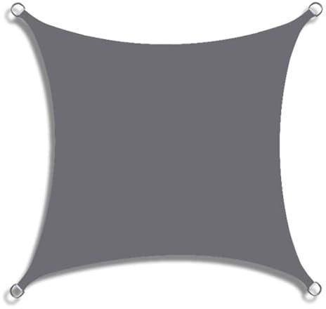 Dazzluxe Sonnenschutzsegel Für Den Außenbereich, Rechteckige Sonnenschutzsegel Mit Befestigungssatz, 300D Oxford Wasserdichtes Anti-UV-Markisendach Für Terrasse Hinterhof Garten,Grau,3x4m