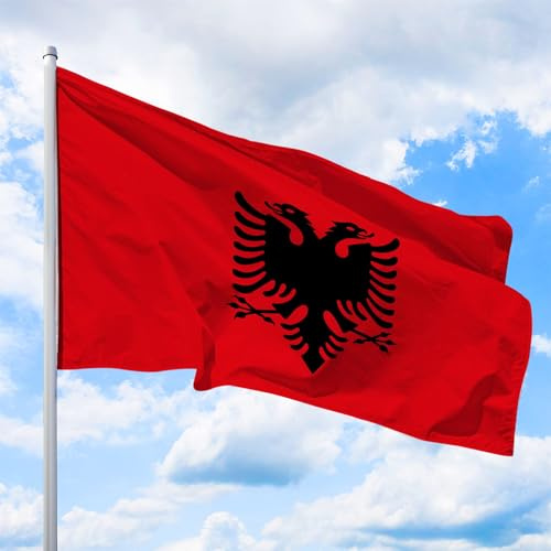 Deitert Flagge Albanien - Hissfahne Quer 250 x 150 cm