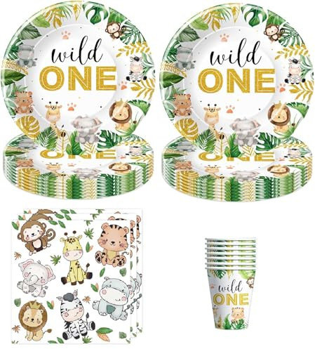 Set di stoviglie per feste di compleanno, per feste di compleanno, festa di compleanno per bambini, set per 10 persone