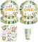 Set di stoviglie per feste di compleanno, per feste di compleanno, festa di compleanno per bambini, set per 10 persone