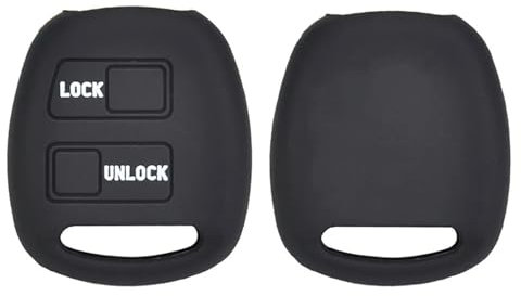 XEBRAD Silicone Key Case Cover, for Toyota, for Land Cruiser, for RAV4, Previa, Yaris Alphard Celica, Pixis Space Truck Epoch, Passo Rush, HiAce MR2 car key shell