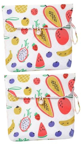 Healeved 2 Pièces Porte-monnaie Femme De Rangement Pour Serviettes Hygiéniques Sacs à Langer Pochette Pour Serviettes Hygiéniques De Couches Bébé