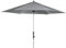 Doppler Mittelstockschirm Profi Ø320 cm, höhenverstellbar und neigbar, rund, UV-beständig, mit Auto-Tilt-Funktion, Polyester Bezug, Light Grey
