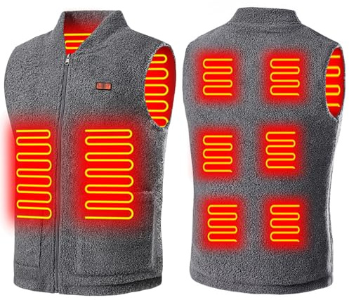 Weyot Heated Vest Heated Jacket for Men and Women, Lightweight Heated Gilet, Heated Clothing, Heated Body Warmer, Electric Thermal Body Warmer,5XL