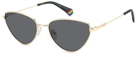 POLAROID Brille PLD 6234/S/X Größe 57-17 mm Gold Schwarz