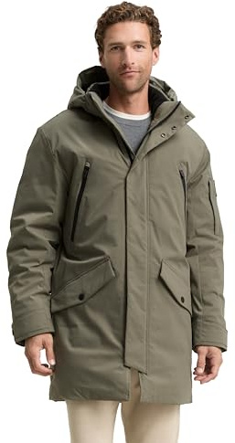 TOM TAILOR Herren 1046991 TT.PRO.TECH Parka mit abnehmbarer Kapuze