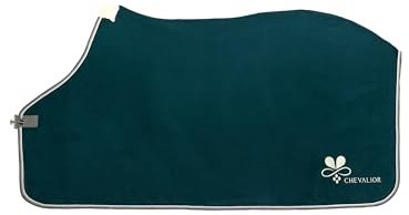 Abschwitzdecke Pferd Smaragd Silber - Made in Germany (135cm)
