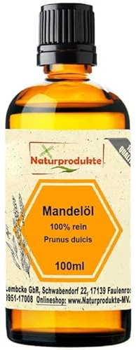 Mandelöl süß 100ml Mandel Öl 100% rein für Kosmetik Hautpflege