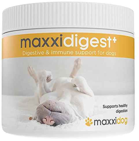 maxxidigest+ 2-in-1 Verdauungs- & Immununterstützung für Hunde 200g | Prä- und probiotische Fasern, Kulturen und Antioxidantien unterstützen Verdauungsbalance und Regelmäßigkeit
