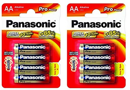 Panasonic Alkaline LR06 Mignon AA Panasonic Pro Power Pack (8 x 8 Stück)