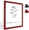 HaakDesign Bilderrahmen schmal Verona 70 X 90 cm Wein Rot Rahmen