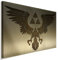 AK ART The Legend of Zelda Hylia Symbol Leinwandbild Kunstdruck Wandbild TOP XXL (80 x 60 cm)