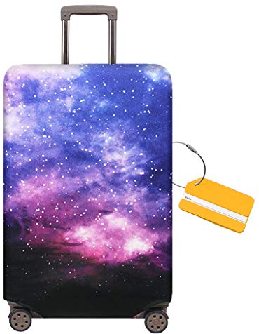 OrgaWise Kofferhülle Luggage Cover Gepäck Cover Gepäckabdeckung for Travel Luggage Schutzhülle Koffer (Galaxis, XL (29''-32''))