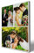 wandmotiv24 Leinwandbild 260 g/m ² - Foto-Collage mit 3 Fotos - Fotogeschenk - Geschenk für Freunde und Familie - Kunstdruck hochformat 60x80cm (BxH) - M0002