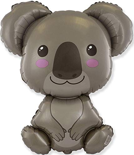 Ballonheld Folienballon Koala ca. 85x70cm heliumgeeignet lange Schwebezeit Kinderballons