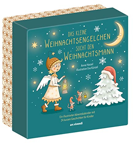 Das kleine Weihnachtsengelchen sucht den Weihnachtsmann: Kinder-Adventskalender - 24 zauberhafte Geschichten für Kinder ab 3 Jahren zum gemeinsamen Lesen und Vorlesen