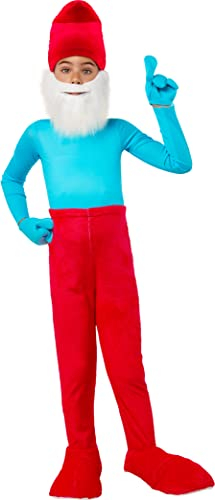 Rubie's Kinder Die Schlümpfe Papa Schlumpf Kostüm Overall Wie abgebildet Klein