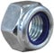 M20 Locking Nyloc Hex Nut 20mm Metal Steel Sheet Zinc Plated Nut Box of 3pcs
