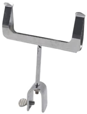 Chrome Display Price Ticket Card Holder Clothes Rail -Oval Clamp